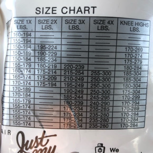 Just My Size Accessories Just My Size By Leggs Plus Size 3x Nude